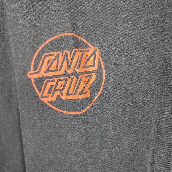 Vintage 90s Santa Cruz Skater Tshirt Mens XL Blue Short Sleeve Crew Neck - Picture 3 of 7